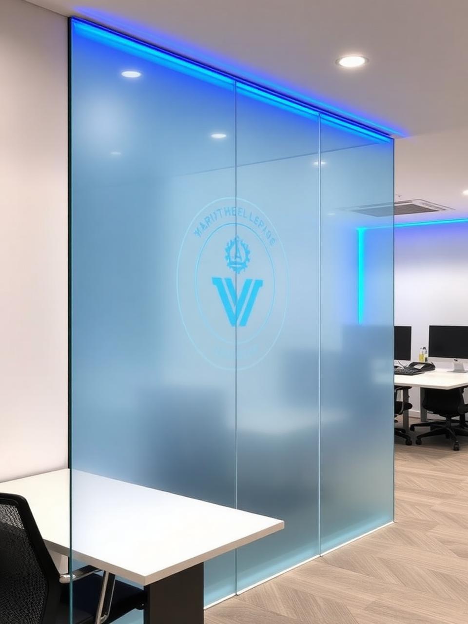 Frosted Glass UV Print
